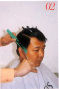 男士发型美发师修剪图解教程2.gif