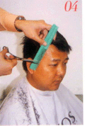 男士发型美发师修剪图解教程4.gif